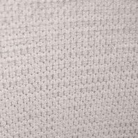 Sedia da sala pranzo Kety in microfibra colore beige con gambe in metallo nero