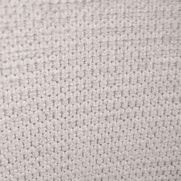 Sedia da sala pranzo Kety in microfibra colore beige con gambe in metallo nero