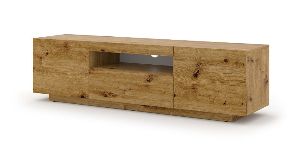 Mobile TV sospeso o a terra 150x42x37Cm STAND AURA Rovere