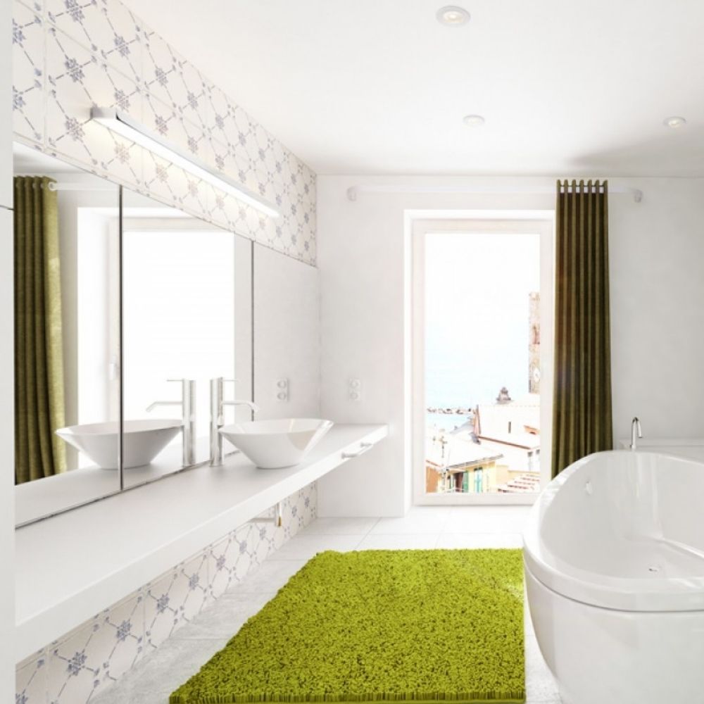 Applique MARINA LED 120 da parete cromo 230V LED 25W IP44 3000K