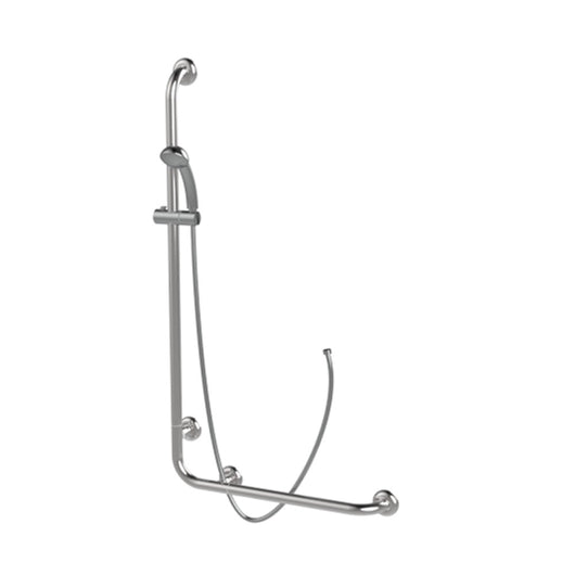 Goman maniglia angolare e laterale inox lucido