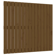 Testiera | Testata da Parete Ambra 95,5x3x90 cm in Legno Massello di Pino