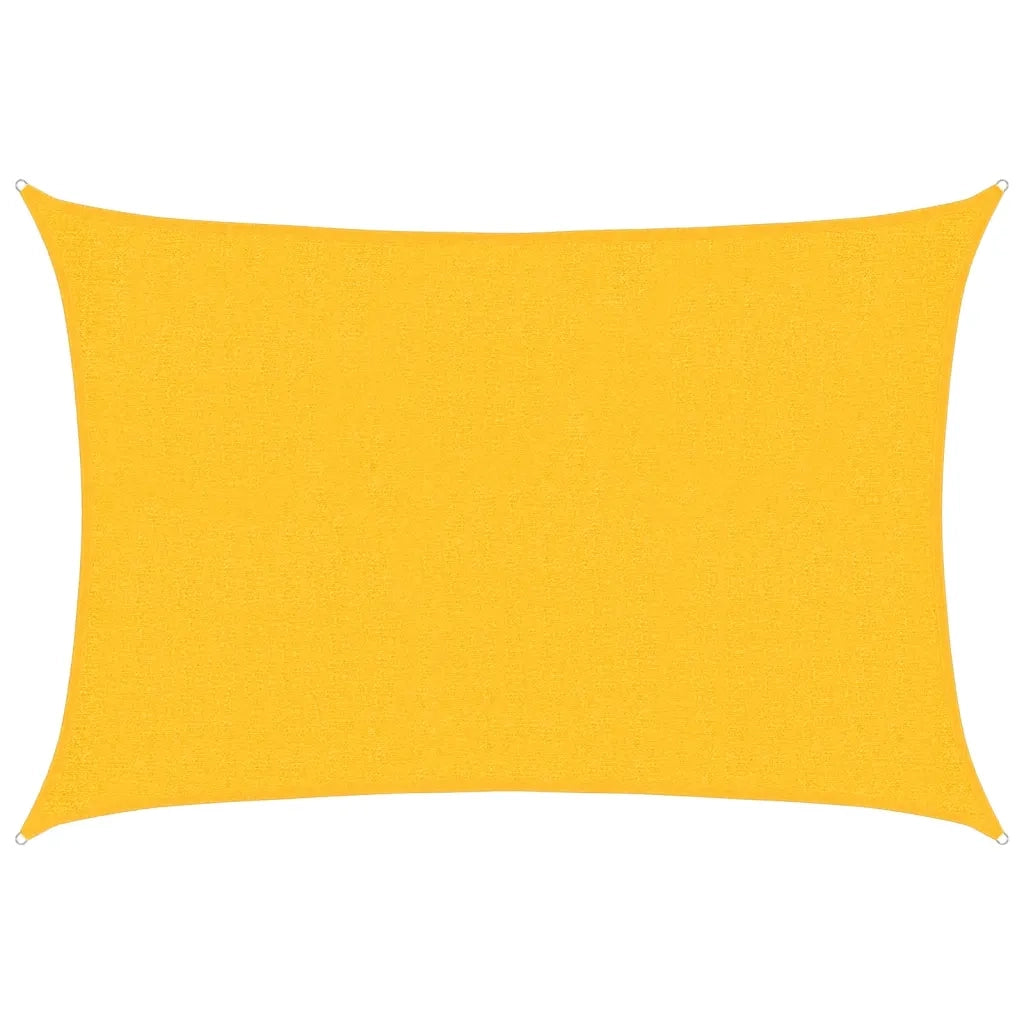Vela Parasole 160 g/mÂ² Rettangolare Giallo 2x3 m in HDPE