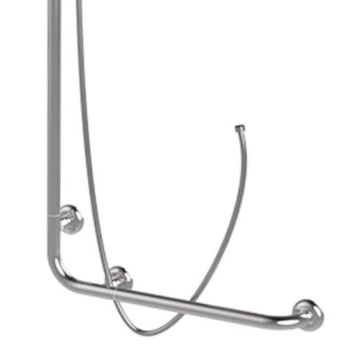 Goman maniglia angolare e laterale inox lucido