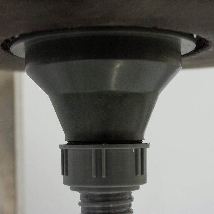 Lavello da Campeggio con Rubinetto per L'Acqua Portatile Lavabo in Acciaio Inox Lavandino per Glamping con Attacco per L'Acqua e Scarico