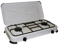 FORNELLO A GAS 2 FUOCHI 58X28X7 -  BG-02C