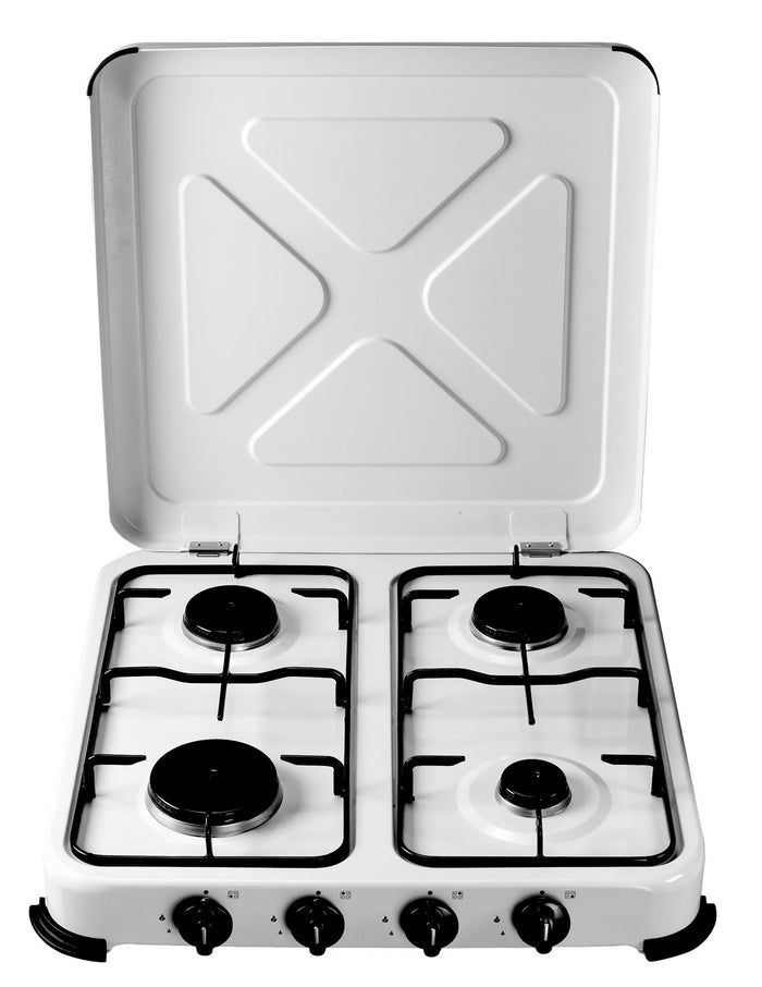 FORNELLO A GAS 4 FUOCHI 48X48X10