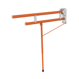 Barra maniglione ribaltabile cm 75 con rinforzo a terra