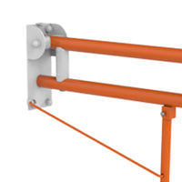 Barra maniglione ribaltabile cm 75 con rinforzo a terra