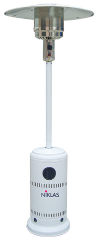 STUFA A GAS PER ESTERNI TERMOPATIO GAS NIKLAS BIANCO - 81xH221 CM