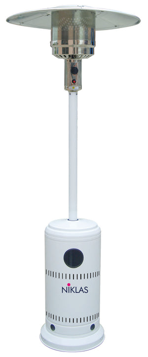 STUFA A GAS PER ESTERNI TERMOPATIO GAS NIKLAS BIANCO - 81xH221 CM