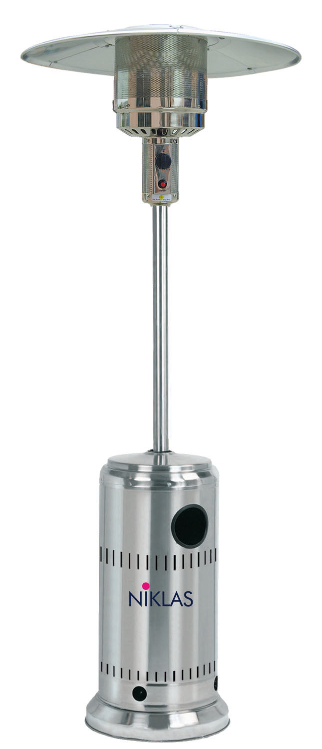 STUFA A FUNGO 13 KW TERMOPATIO GAS NIKLAS INOX