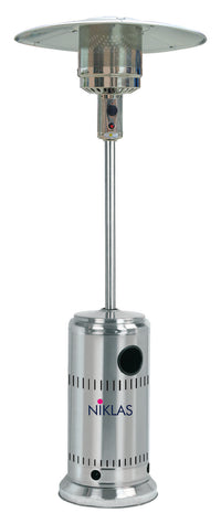 STUFA A FUNGO 13 KW TERMOPATIO GAS NIKLAS INOX