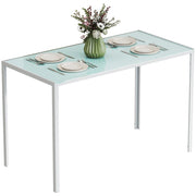 Tavolo da pranzo moderno ¨C Xylo ¨C bianco 120x60x75 cm design cucina