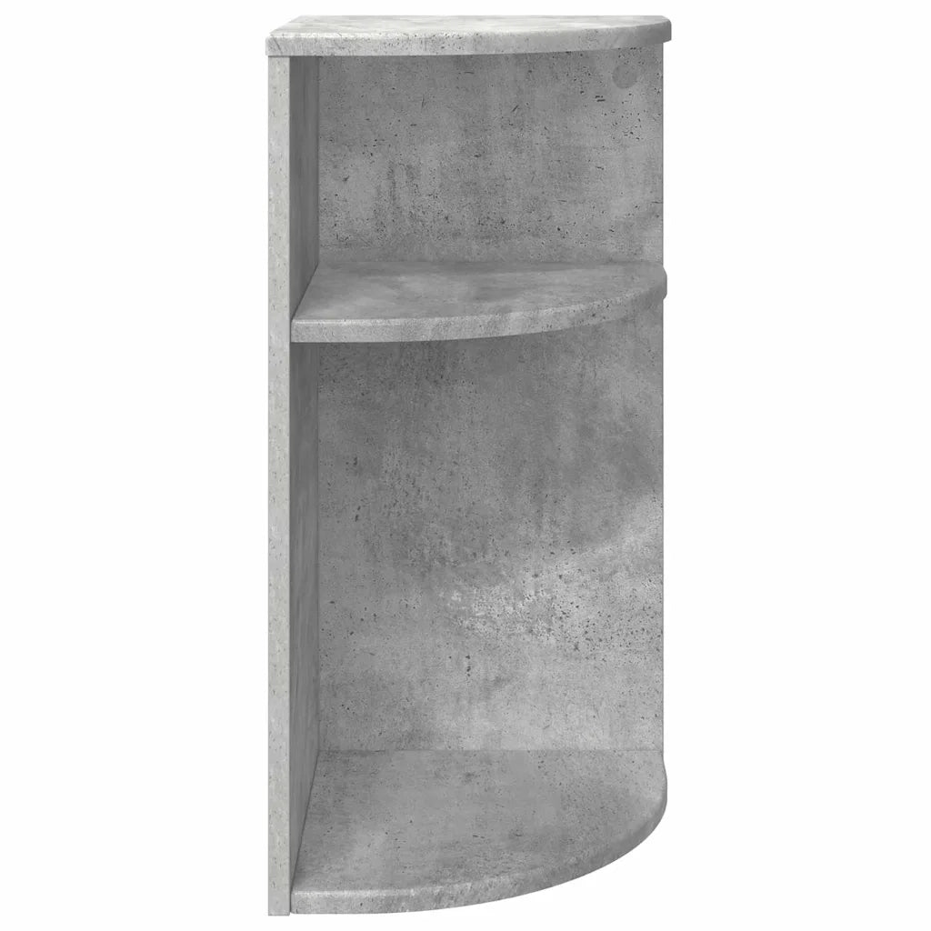 Tavolino Grigio cemento 29,6 x 29,6 x 60 cm Legno multistrato
