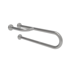 Barra maniglione fissa cm 60 con rinforzo inox