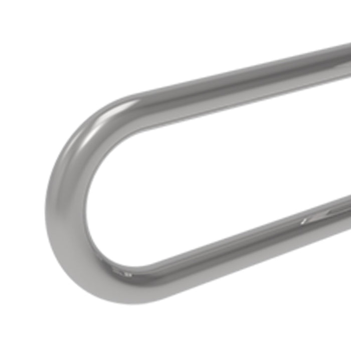 Barra maniglione fissa cm 60 con rinforzo inox