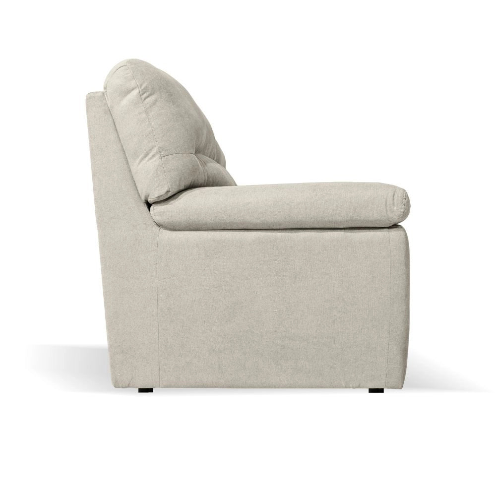 Divano 2 posti Alenda tessuto Roma05 colore beige 160x98x92h