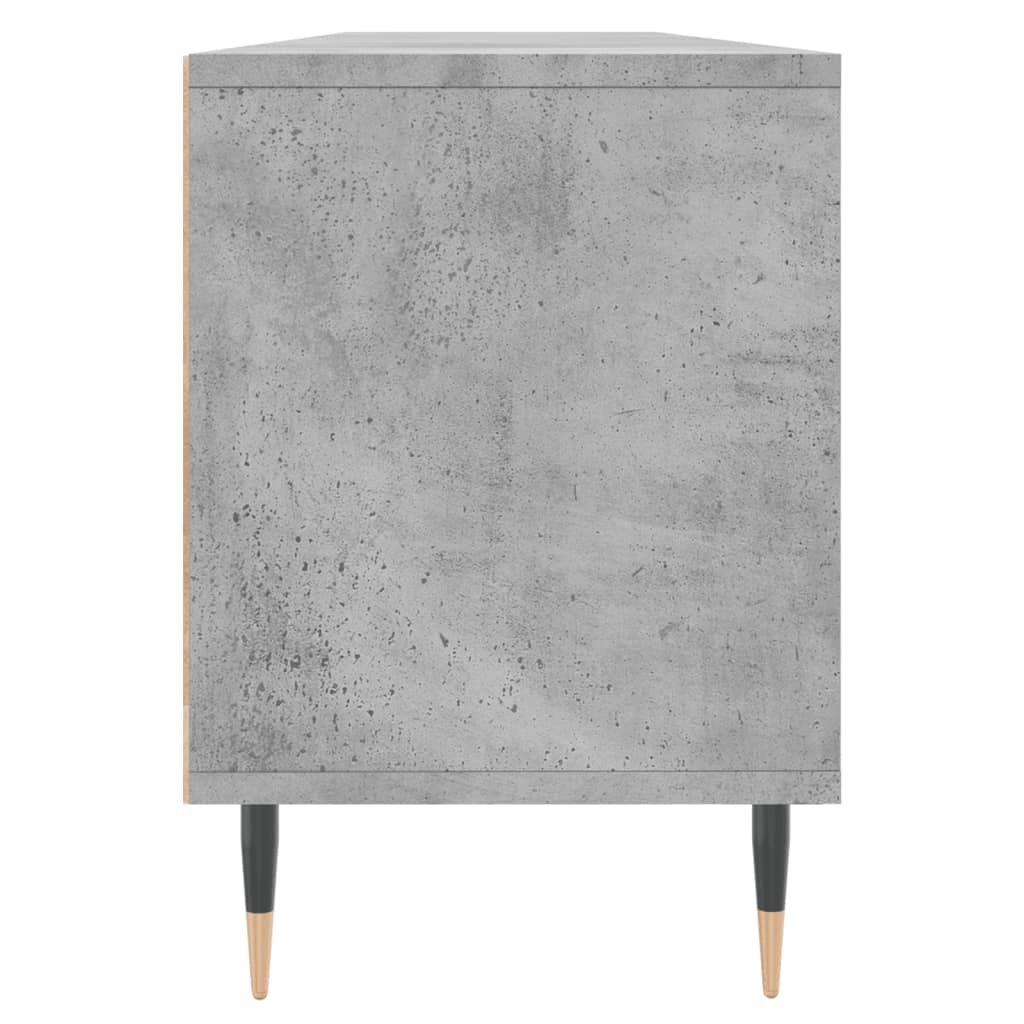 Mobile TV multimediale mensola TV credenza TV per sala da pranzo soggiorno camera da letto 150 x 30 x 44,5 cm legno ingegnerizzato grigio 02_0025974