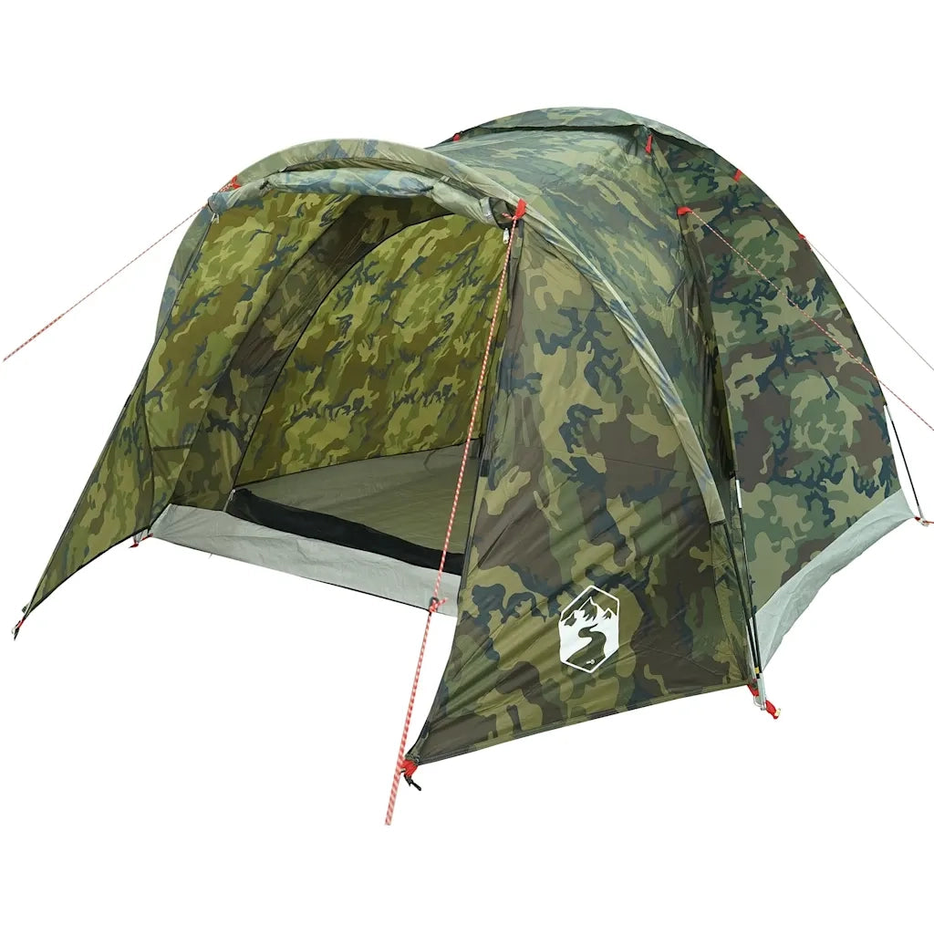 Tenda da Pesca per 2 Persone Mimetica Impermeabile 4009487