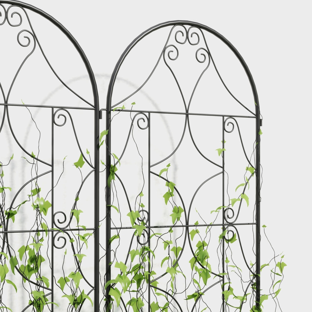 Griglia per piante rampicanti ¨C Zephmum ¨C Nero 50x180 cm