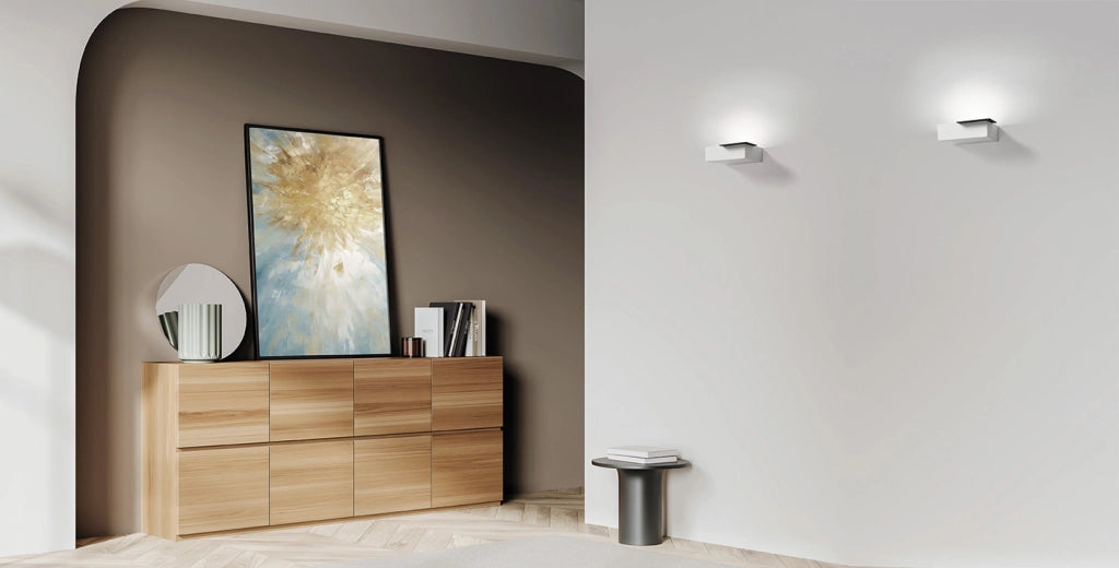 MILET applique da Parete 1 Luce attacco GX53 RAL 7039 180mm