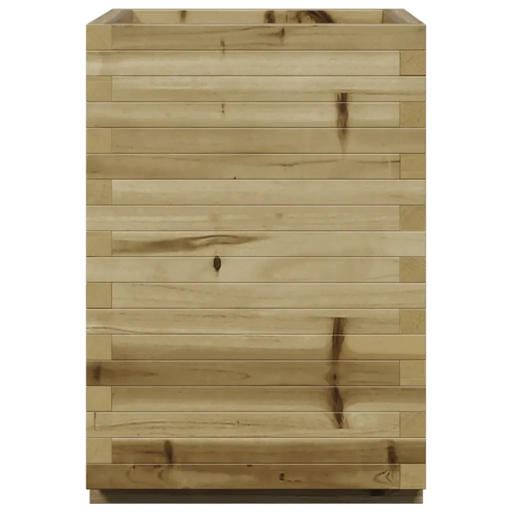 Fioriera da Giardino 50x50x72,5 cm in Legno di Pino Impregnato