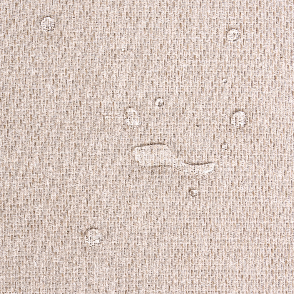 Cuscino per panche da esterno con lacci e rivestimento sfoderabile in tessuto beige con lacci, resistenti ai raggi UV e idrorepellenti