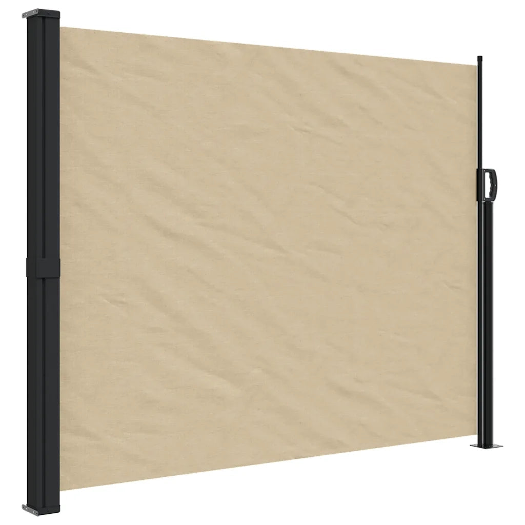 Tenda da Sole Laterale Retrattile-Tenda parasole per balcone per giardino Beige 160x300 cm