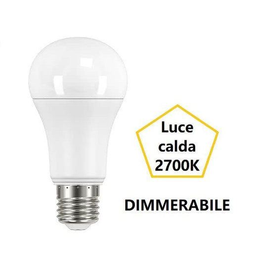 LAMPADINA GOCCIA A LED 18W E27 LUCE CALDA DIMMERABILE BOT LIGHTING