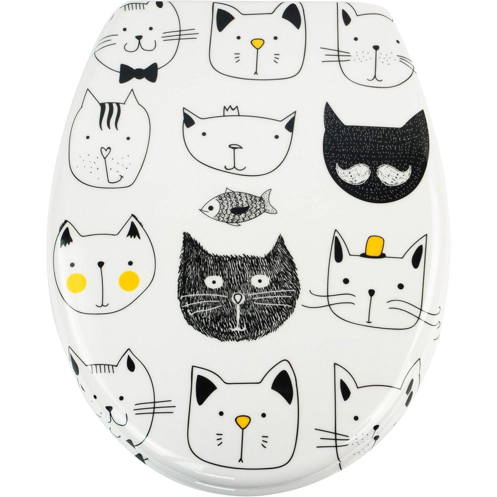 Sareno - sedile wc con abbassamento automatico in duroplast