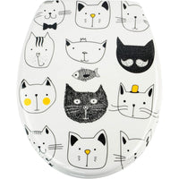 Sareno - sedile wc con abbassamento automatico in duroplast