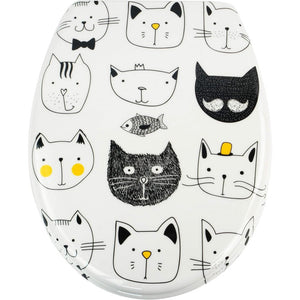 Sareno - sedile wc con abbassamento automatico in duroplast