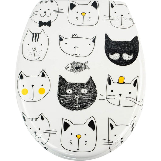 Sareno - sedile wc con abbassamento automatico in duroplast