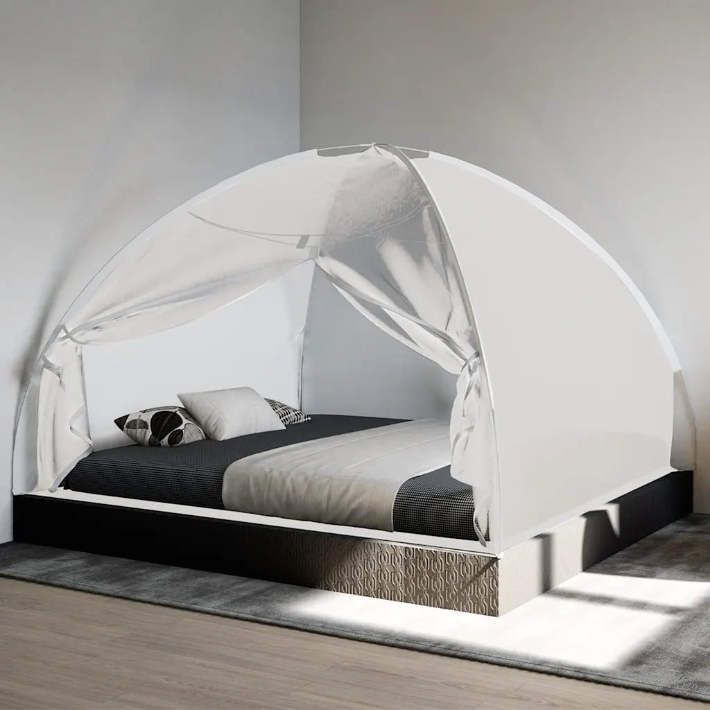 Zanzariera Mongolia con Porte 220 Rete Bianco 200x180x135 cm 4010048