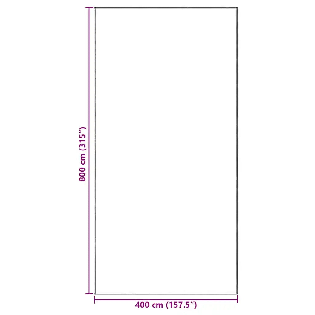 Tappeto da Tenda Grigio chiaro 800 x 400 cm Polietilene 42000204