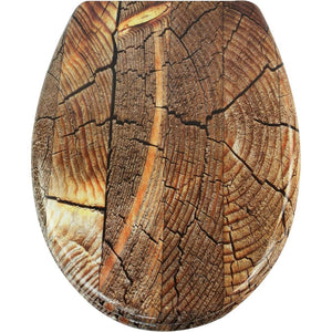 Sareno - sedile wc con abbassamento automatico, in duroplast, co