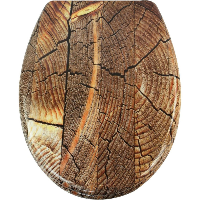 Sareno - sedile wc con abbassamento automatico, in duroplast, co