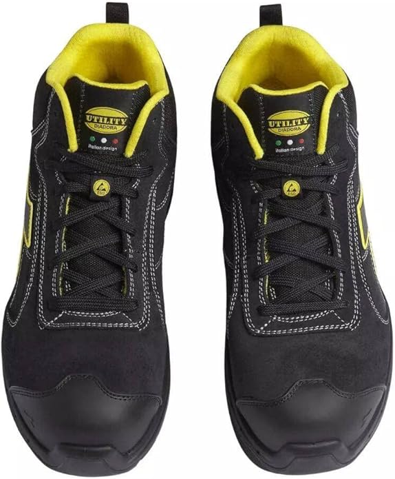 Scarpe Antinfortunistiche Alte Diadora Utility Run Net Airbox Master Mid S3 SRC ESD N.41 - 178838-41