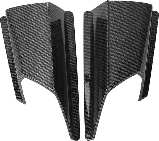 Alianti di protezione laterali per motocicletta - ABS - ADV 150 - 2019-2020 - estetica migliorata - installazione semplice - protezione da sassi - stile in fibra di carbonio .