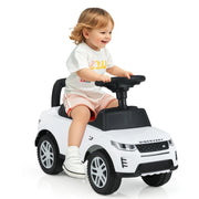 Auto a spinta 66 x 27 x 41,5 cm pratico contenitore clacson divertente design moderno bianco PP 20_0014688