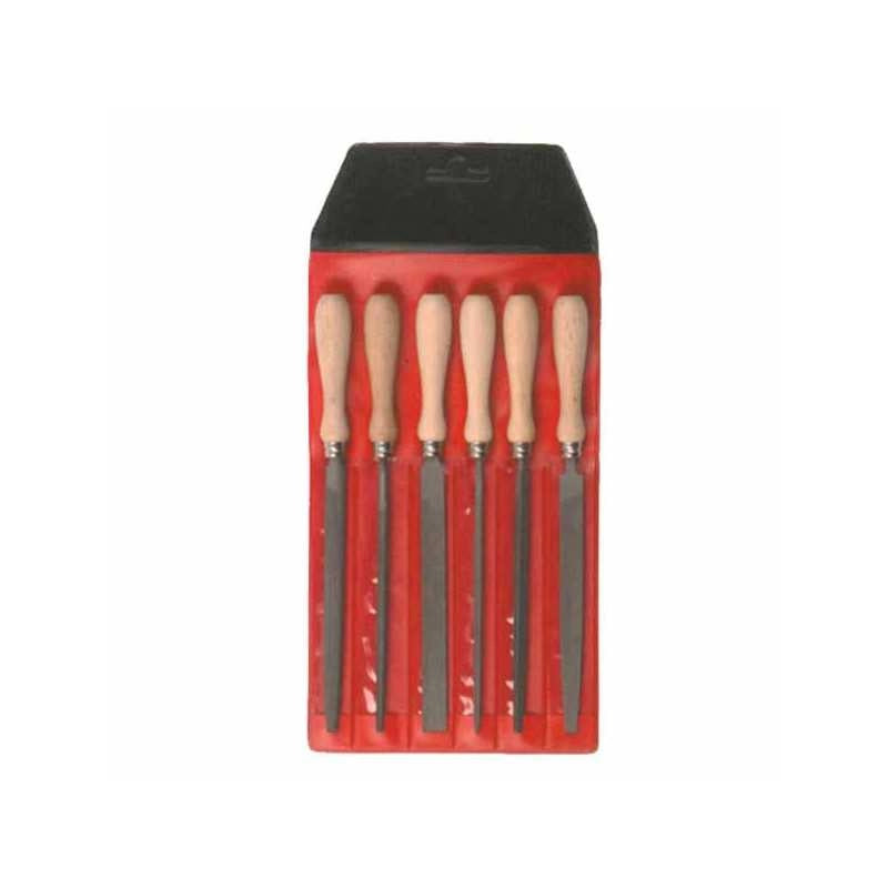 Lime Chiavi 5" pz.6 Manico Legno Stella Bianca