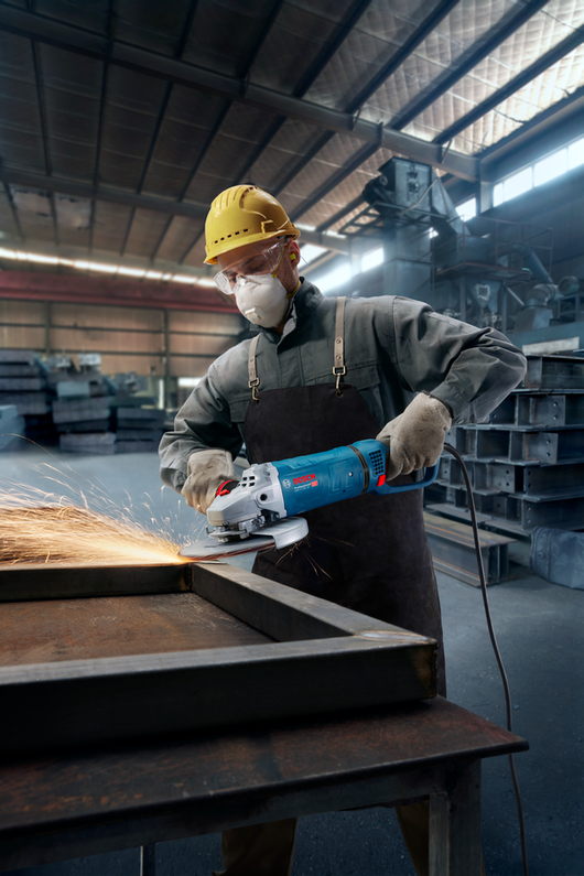 Bosch GWS 27-230 PR Smerigliatrice Angolare Ø 230 mm, 2700 W manico orientabile