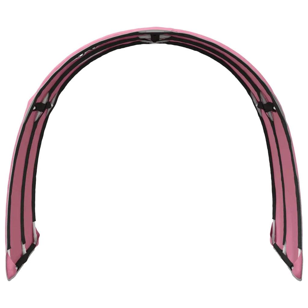 Tunnel per Letto 2 pcs Rosa 211 x 67.5 x 2 cm Poliestere 893711