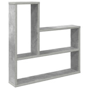 Scaffale da parete Grigio Cemento 60 x 11 x 60 cm 8012167