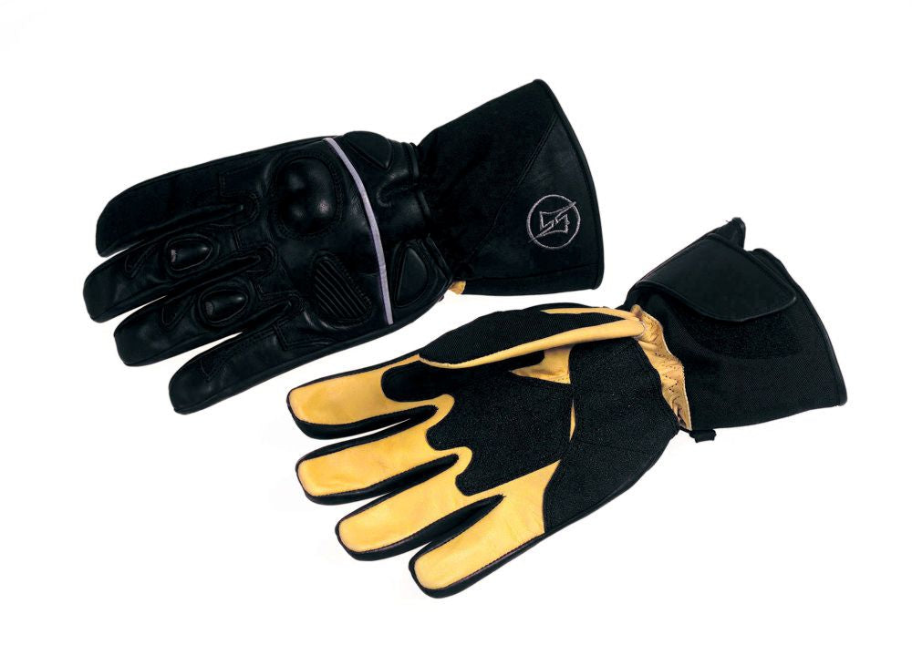 Guanti Boston in pelle per moto taglia L