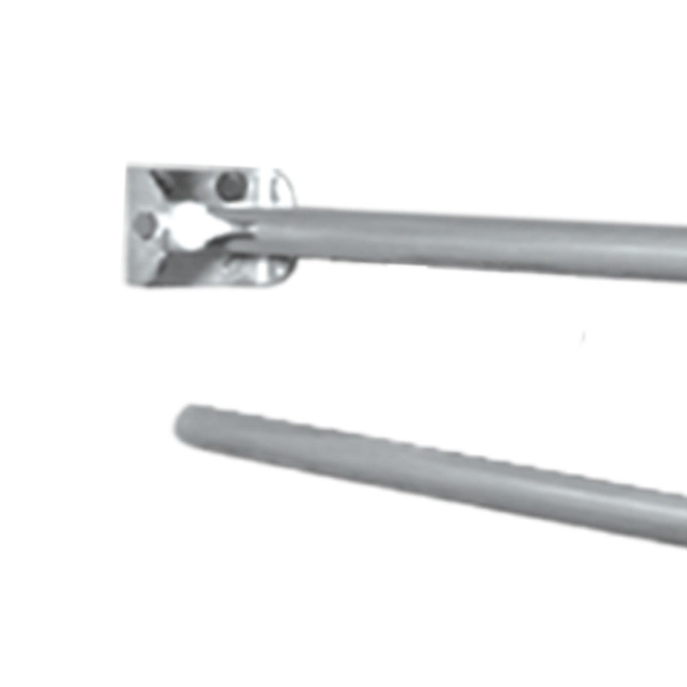 Barra maniglione ribaltabile cm80 con porta rotolo inox lucido