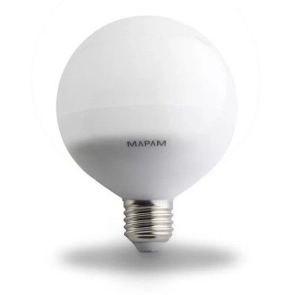 Trade Shop - Lampadina Led E27 Globo G80 8w Luce Calda 3000k Bulbo Sfera Palla Alta Qualità 00159 -