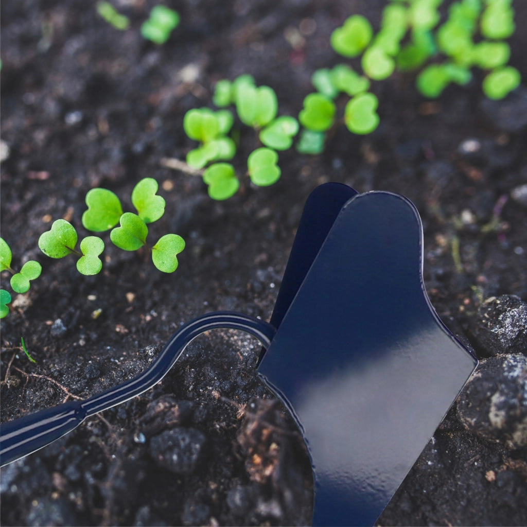 KADAX Ripper per patate manuale, piccolo aratro da giardino con vomere zigrinato da 170 cm