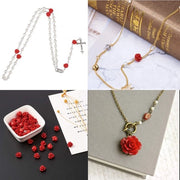 Collana in acciaio inossidabile Cinnabar 10mm - Accessori per gioielli - Creazione di gioielli - Decorazioni - Festa di San Valentino - Decorazioni per matrimoni